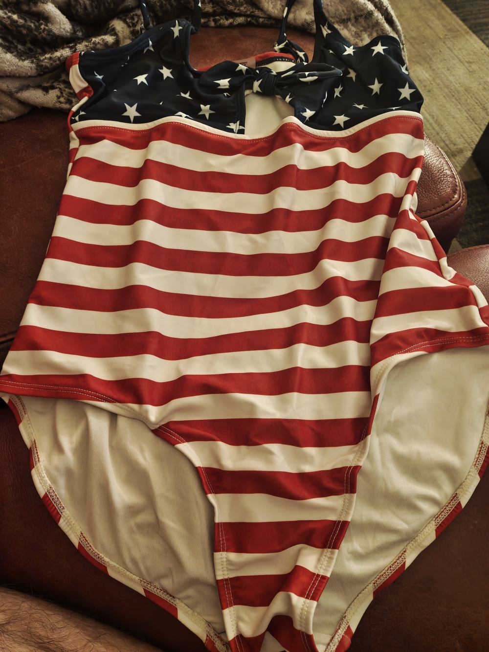 Old Navy Red, White & Navy Stars One-Piece Swimsuit